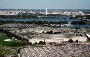The Department of Defense headquartered in the Pentagon. (A public domain photograph)